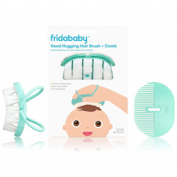 FridaBaby Infant Hairbrush + Comb With Case