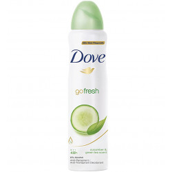 Dove Body Spray Go Fresh Cucumber, 150 Ml