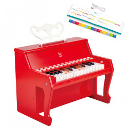 Hape Learn with Lights Piano, Red