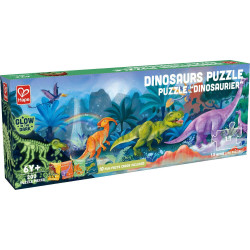 Hape Dinosaurs Puzzle - Glow In The Dark