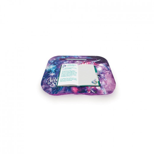 Nebulous Stars Lap Desk With Cushion, Nebulia & Firiaz Design