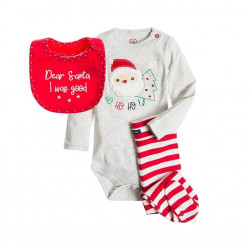 Cool Club Baby Set, Santa Claus Design, 3 Pieces