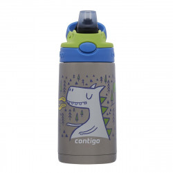 Contigo Stainless Steel Autospout Kids Drinking Bottle, Blue Color, 380 Ml