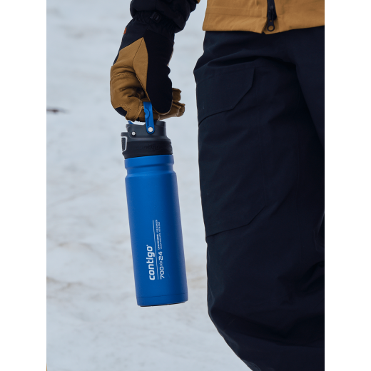 Contigo Premium Outdoor Free Flow Stainless Steel, Blue Color, 720 Ml