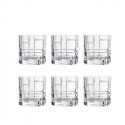 Ocean Traze Future Double Rock Glass, 350 Ml, 6 Pieces