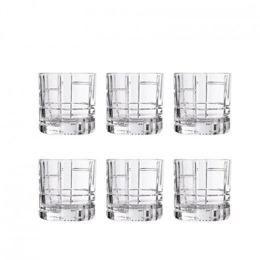 Ocean Traze Future Double Rock Glass, 350 Ml, 6 Pieces