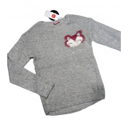 Cool Club Long Sleeve Fleece Blouse, Cat Design