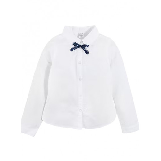 Cool Club Long Sleeve Shirt , Button Closure, White