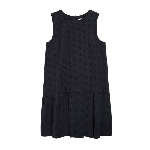 Cool Club Sleeveless Dress, Navy Color