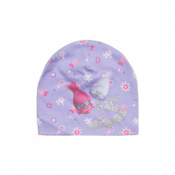 Cool Club Girls Winter Hat, Trolls Design, Light Purple Color