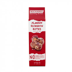 Recharge Healthy Bites Almond Rumman, 40 Gram