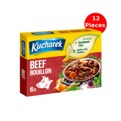 Kucharek Beef Bouillon Cubes, 120 Gram, 12 Pieces