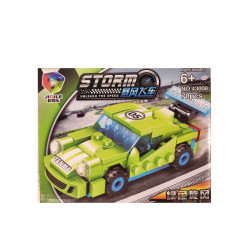 Racing Model Building, Green Color, 70 Pieces