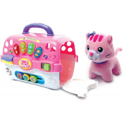 VTech Cosy Kitten Carrier Interactive Toy, Baby Activity Center with Animal Baby Toy