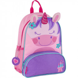 Stephen Joseph Sidekick Backpack, Unicorn Design, Pink Color