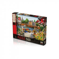 Ks Games Puzzle, Amsterdam Design, 500 Pieces