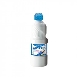 Giotto Acrilic, White Color, 500 Ml