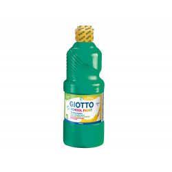 Giotto School Paint, Green Color, 500 Ml