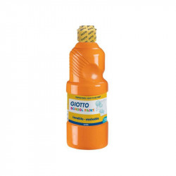 Giotto School Paint, Orange Color, 500 Ml