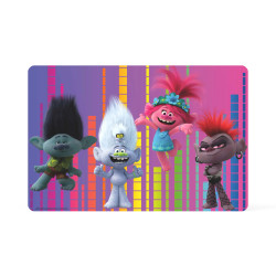 Zak Designs Reusable Kids Placemat, Trolls World Tour Movie Design