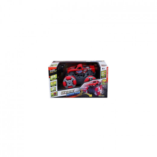 Maisto Remote Control Cyklone Monster Truck, Red Color