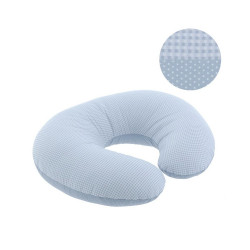 Cambrass Vichy Small Nursing Pillow, Blue Color