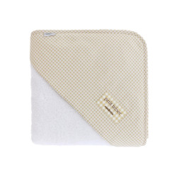 Cambrass Towel Cap Vichy, Beige Color