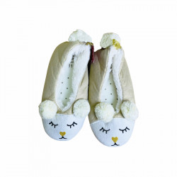 Cool Club Slipper, Cute Design, White Color