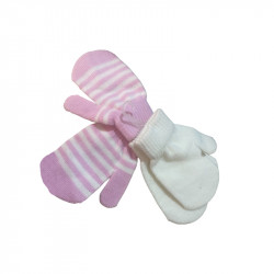 Cool Club Gloves With One Finger, White & Pink color, 2 Pieces