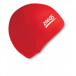 Zoggs Junior Silicone Cap For Swim, Red Color