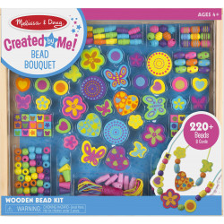 Melissa & Doug Bead Bouquet Deluxe Wooden Bead Set