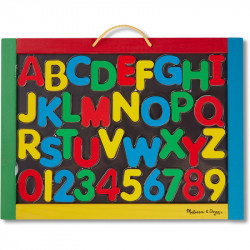 Melissa & Doug Magnetic Chalkboard & Dry Erase Board