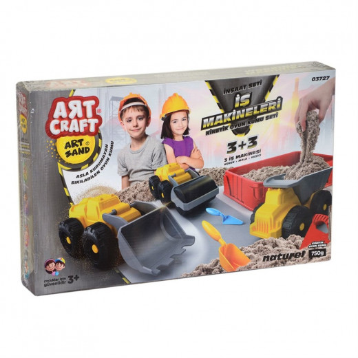 Art Craft Working Machines Sand Set 750 Gram, PlaySet