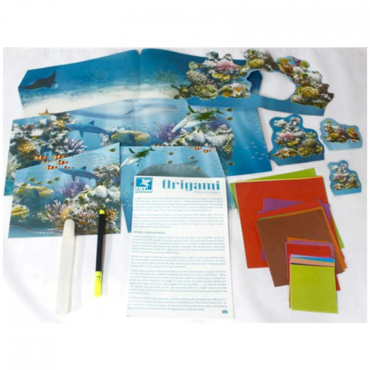 ToyKraft Box Of Paper Craft Kit, Sea World Design