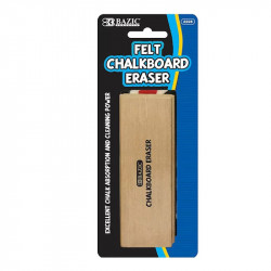 Bazic  Felt Chalkboard Eraser, 6 Pieces