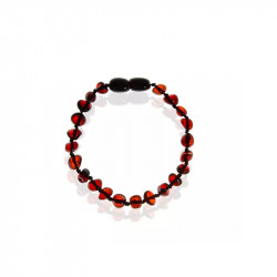 BabyJem Amber Wristband, Cherry Color