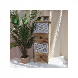 Weva Wood Storage Cabinet With 4 Drawers