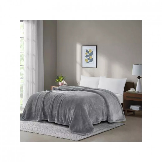 Nova Home Silky Blanket - Single/Twin - Grey