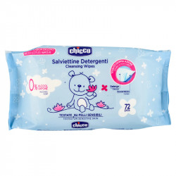 Chicco Baby Wet Wipes Natural Sensation, 72 Pieces