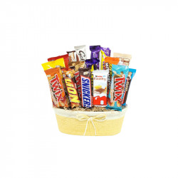 Chocolate Cute Basket, Yellow