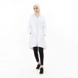 RB Performance Long Jacket, White Color