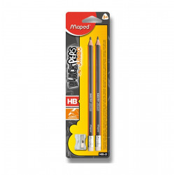 Maped Jumbo Pencils With Sharpener Triangular Barrel