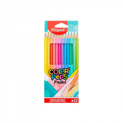 MAPED PENCILS PASTEL COLOR'PEPS X12 CARD BOX