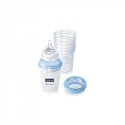 Optimal Wide Neck Food & Milk Storage Cups, 180 Ml