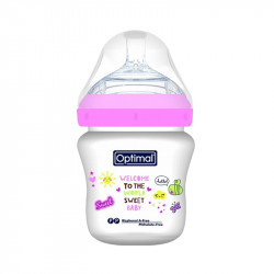 Optimal Plastic Feeding Bottle, Asourted Colors, 1 Piece