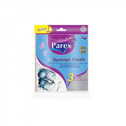 Parex Sponge Cloth For Cleaning Surfaces, 3 Pieces