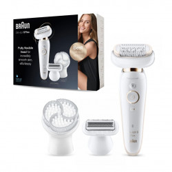 Braun SES9300 Silk Epil White & Gold, with Flexible Head