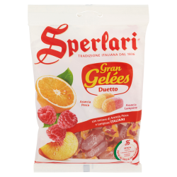 Sperlari Gran Gelees Orange, Raspberry & Peach Flavour, 175 Gram