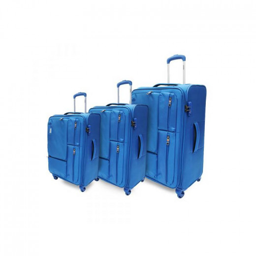 ARMN Travel Luggage, Blue Color 3 Pieces