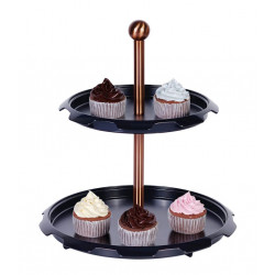 Berlinger Haus Black Rose 2-Teir Cake Stand